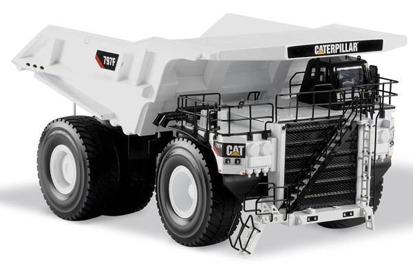 Cat 797F Mining Truck in white colour. | Modelsnavigator.com